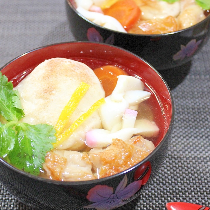 マ・ローニエプロ☆こんがり鶏肉と焼き餅のお雑煮